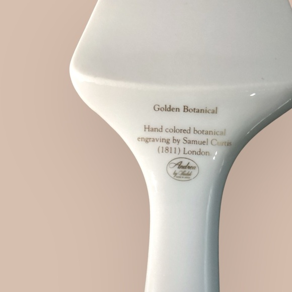 Sadek Andrea Porcelain Dessert Plate And Matching Porcelain Cake Knife, Vintage. - Picture 4 of 7